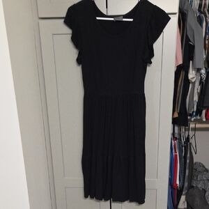 Olivia Rae Black Midi Dress